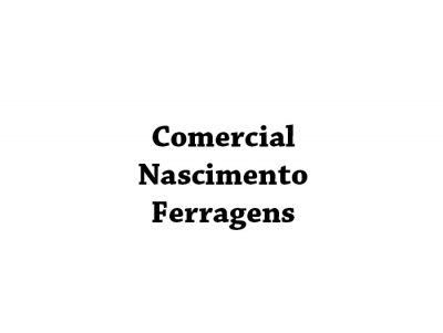 Comercial Nascimento Ferragens