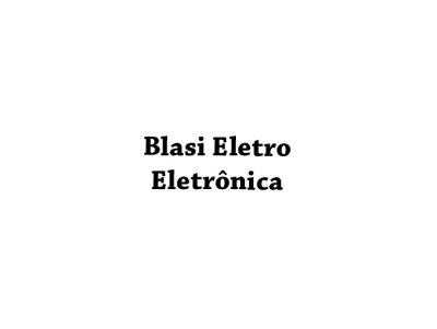 Blasi Eletro Eletrônica