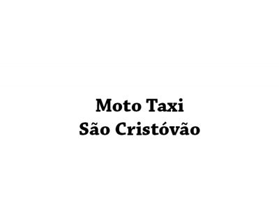 Moto Taxi São Cristóvão