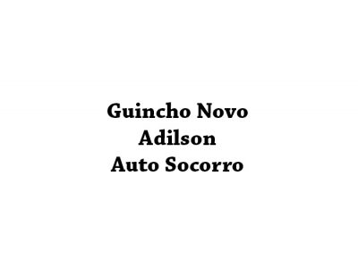 Guincho Novo Adilson | Auto Socorro