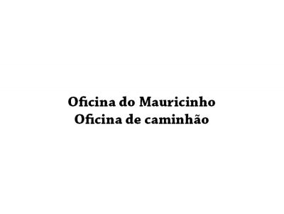 Oficina do Mauricinho