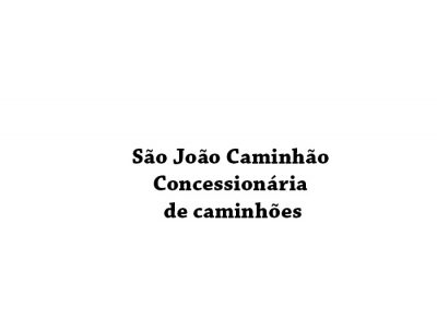 São João Caminhão