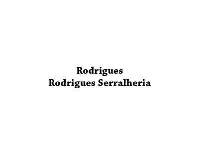 Rodrigues Rodrigues Serralheria