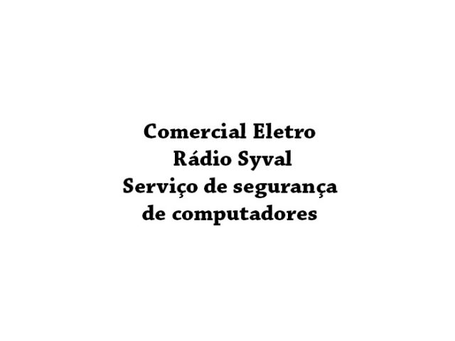Comercial Eletro Rádio Syval