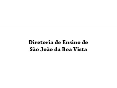 Diretoria de Ensino de São João da Boa Vista